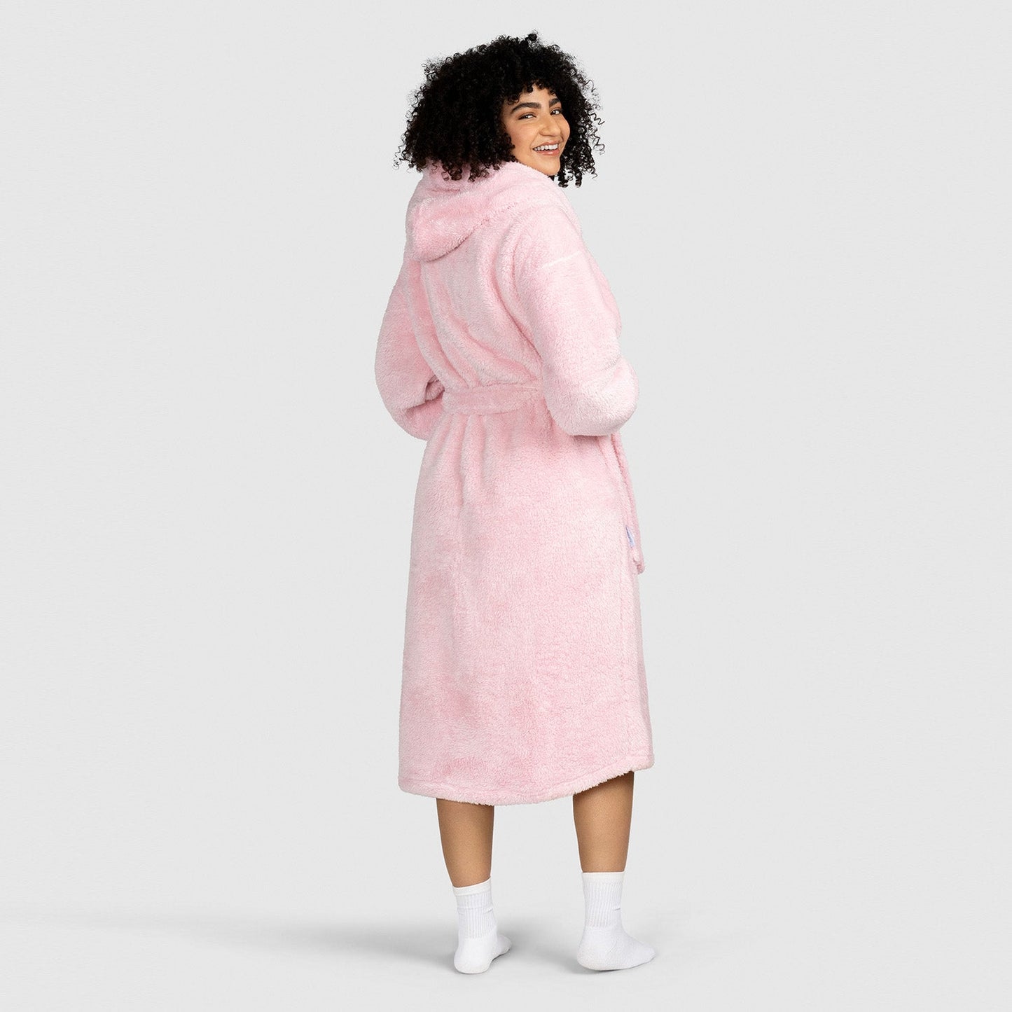 Pink Fluffy Dressing Gown