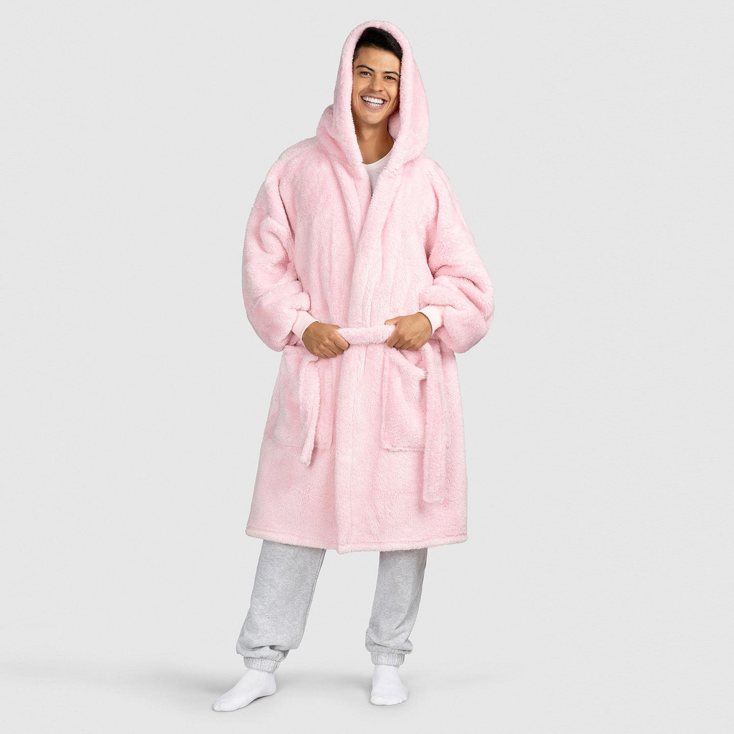 Pink Fluffy Dressing Gown