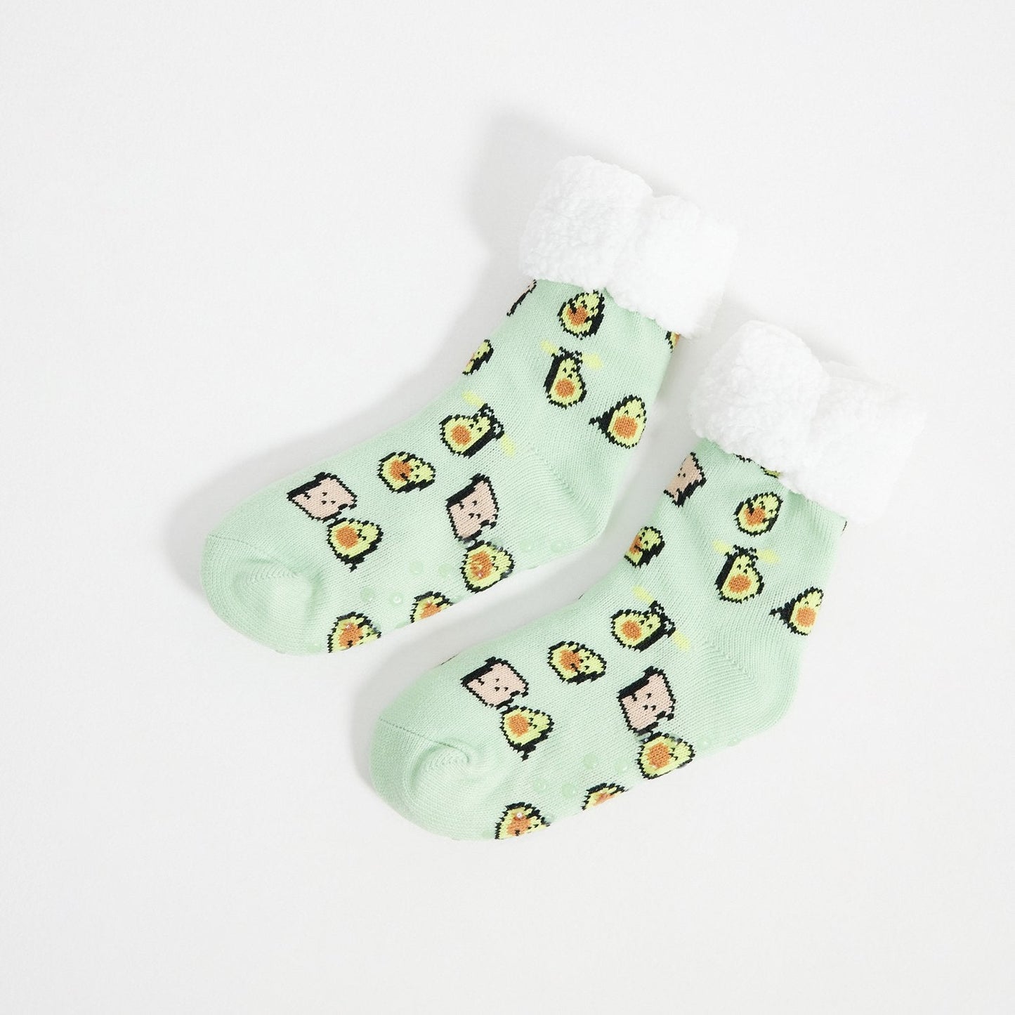 Avocado Sherpa Socks