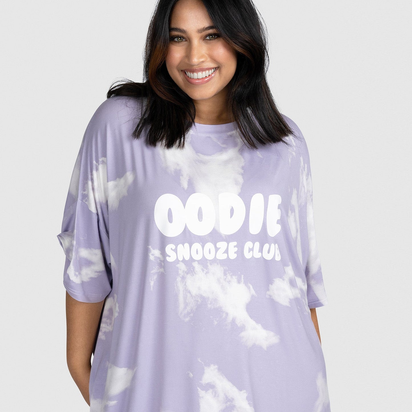 Purple Tie-Dye Sleep Tee