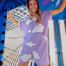 Lilac Cloud Romper