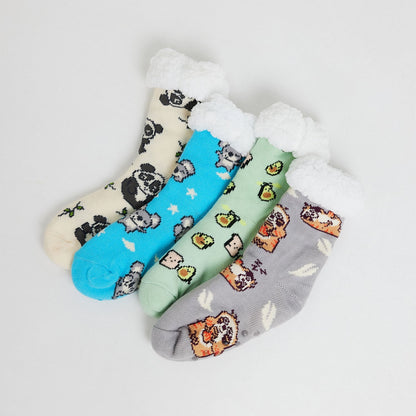 Sloth Sherpa Socks